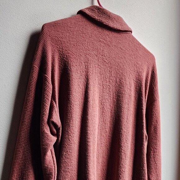 Madewell Women's Button Down Shirt in Rust Red - Picture 12 of 16